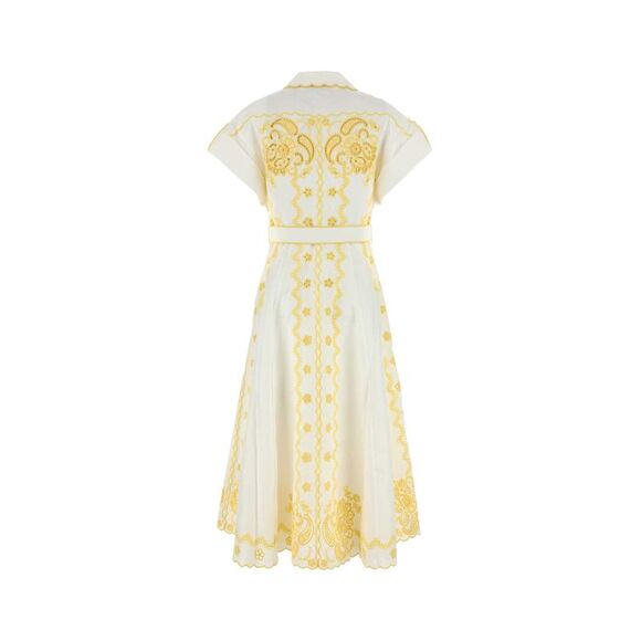 Zimmermann Women Embroidered Linen Lucky Dress - Picture 2 of 2